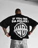 Warn A Brother Oversized Black T-shirt