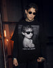 Forever Mood Oversized Black T-shirt