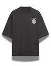 Warn A Brother Oversized Black T-shirt