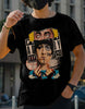Eminem Pop Art Oversized Black T-shirt