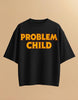 Problem Child Oversized Black T-shirt