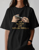 Bob Marley? Aur hum na marey Oversized Black T-shirt